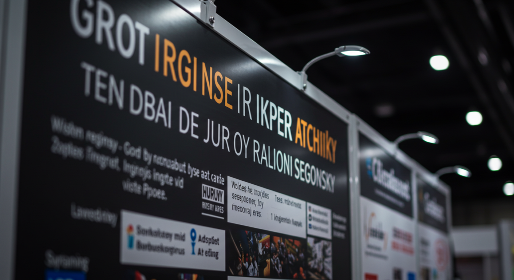 Fuarlar İçin Özel Tasarım Tabela İstanbul